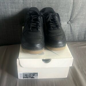 New Men’s Nike Air Force 1 '07 Shoes~Black/Gum Bottoms (DZ4404-001) size 11